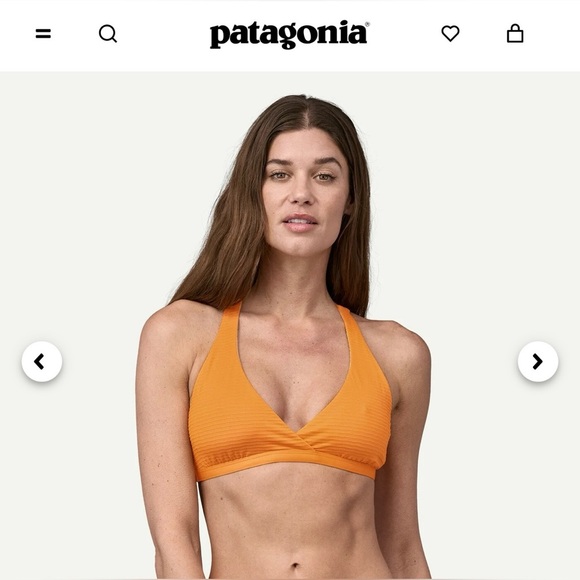 NWT Patagonia Kishu Orange Bikini Top & Sunamee Bikini Bottom *Different Sizes* - Picture 1 of 15